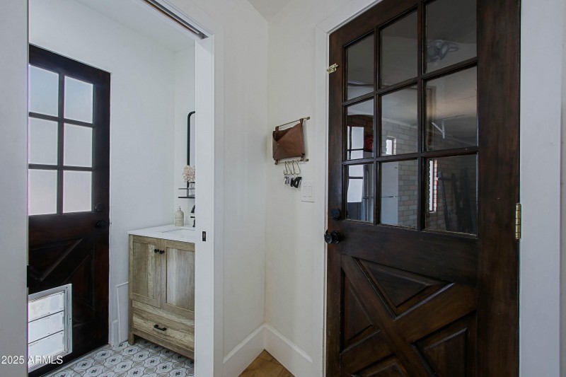 Laundry and Powder Room