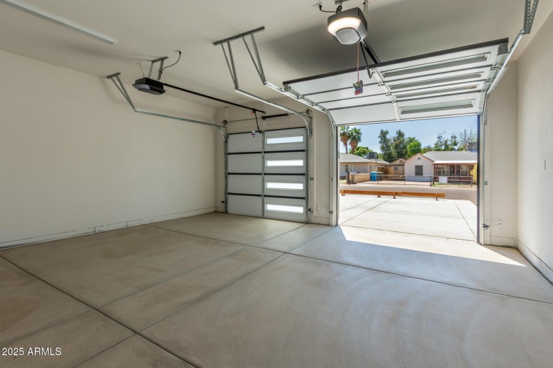 Upgraded Garage Doors