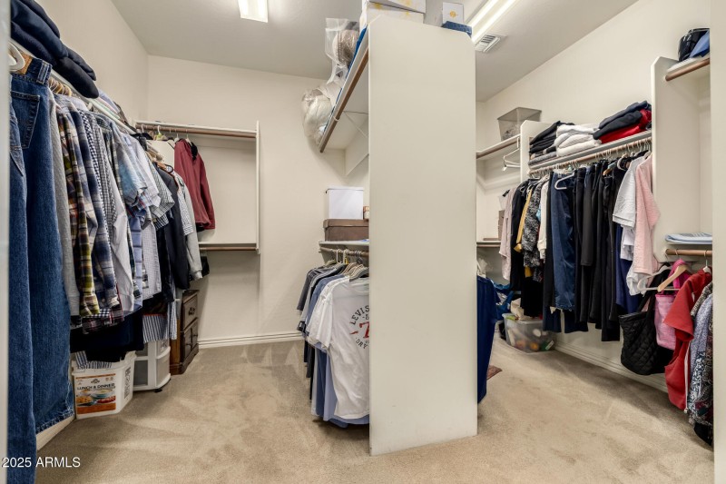 Primary Walk In Closet