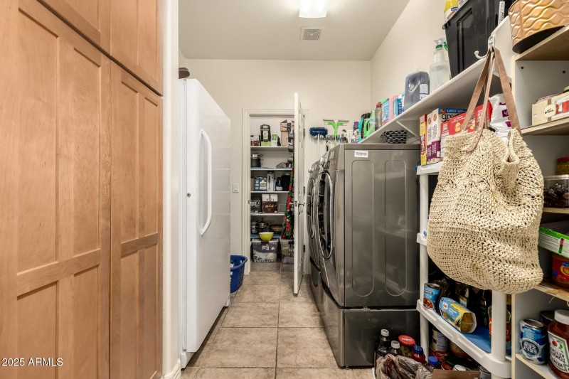 Laundry Room w/Storage Closet