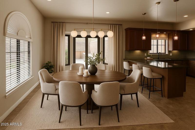 Virtual Dining in Great Room