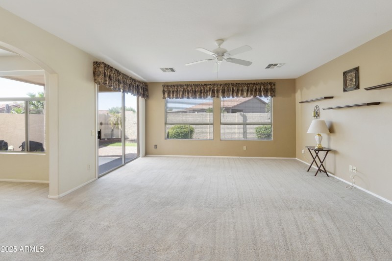 Family Room off kitchen