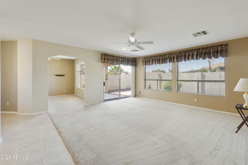 Family Room off kitchen