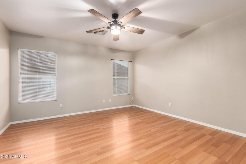 Primary bedroom, downstairs