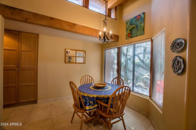 morning breakfast table wide view