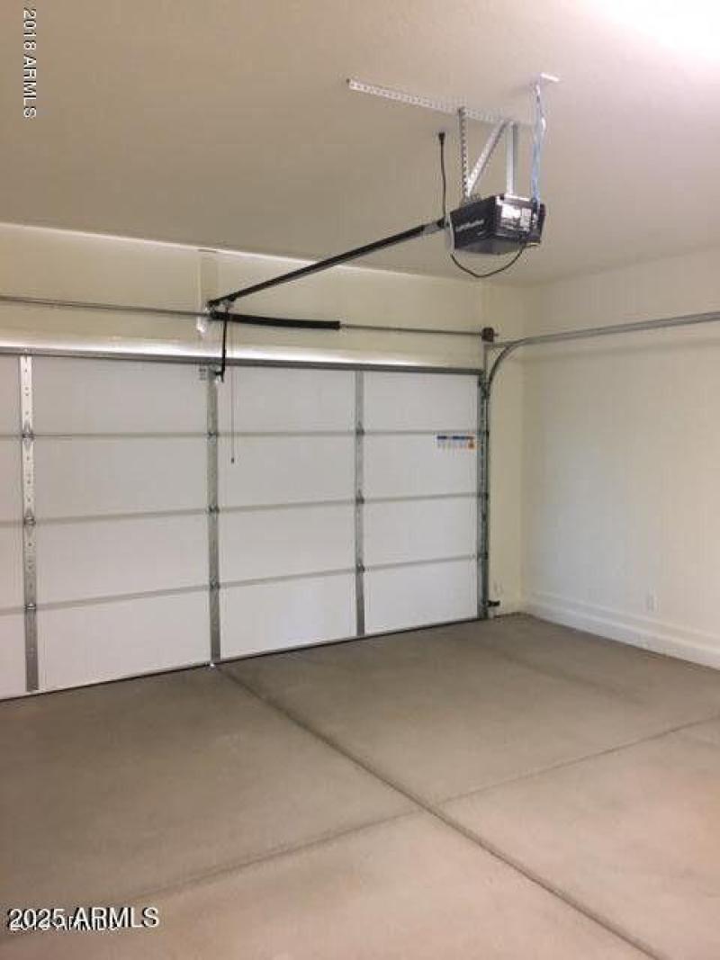 Brand new garage door.