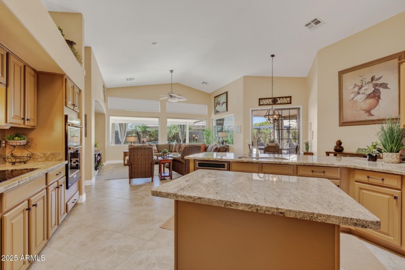 Kitchen toward Great Room