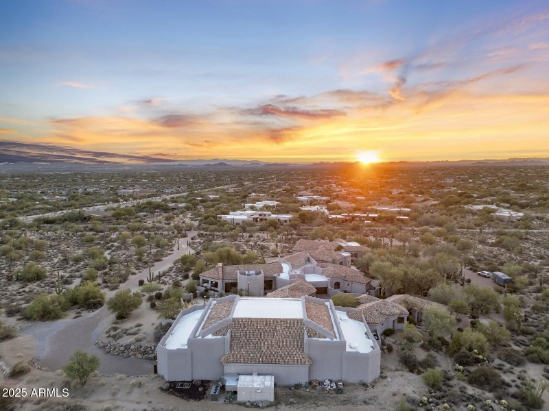 Sweeping Mountain & City Light Views