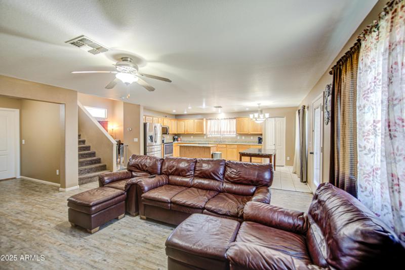 Family room to kitchen