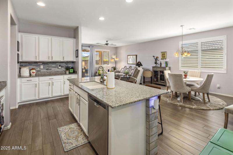 Kitchen to great room