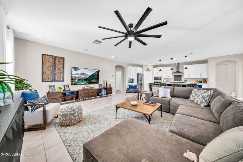 Spacious living area