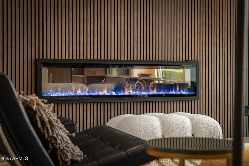 Electric Fireplace Detail