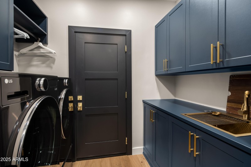 Custom Built Laundry Room