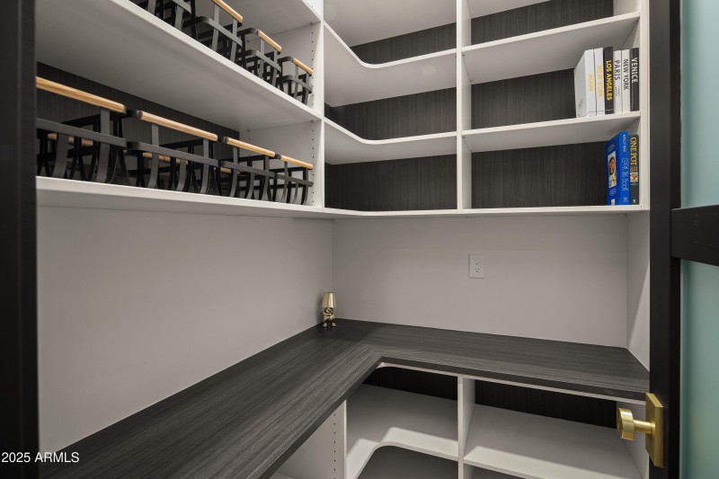 Custom Built Walk-In Pantry