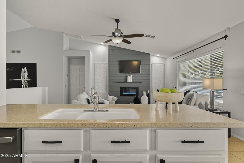 Kitchen Island to Great Room