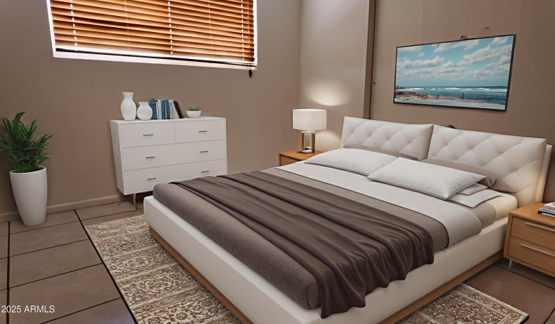 Virtual Staged Bedroom 3