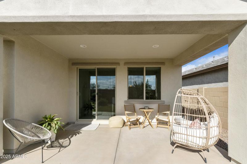 Rear Coveed Patio