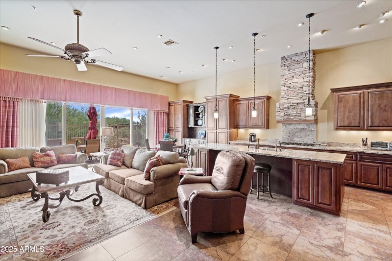 14-Family Room to Kitchen