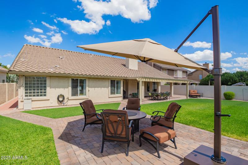 Firepit in the backyard