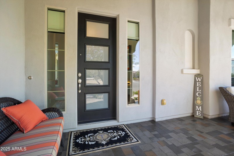 Entrance w/Modern Door