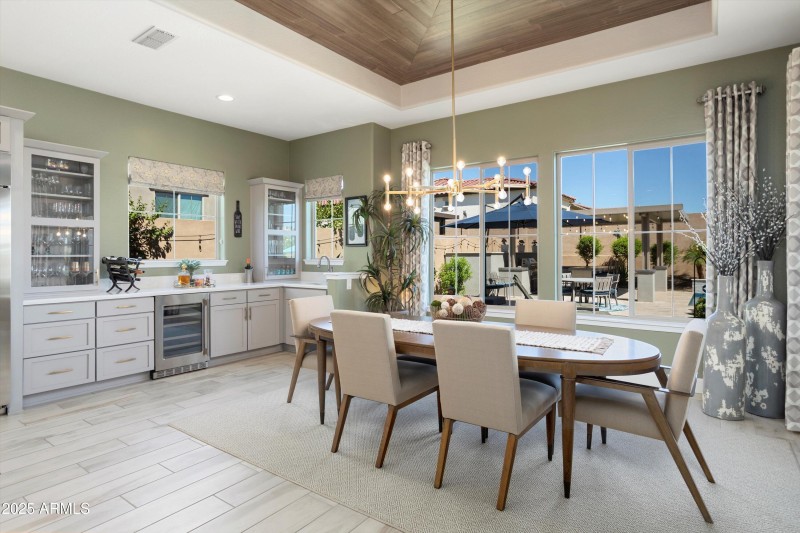 Wine Fridge at Dining Room