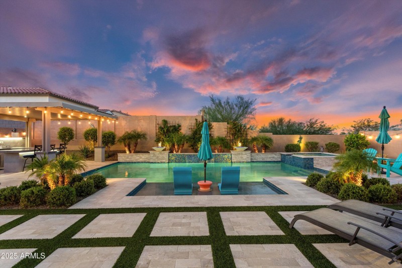 ULTIMATE Backyard at Twilight