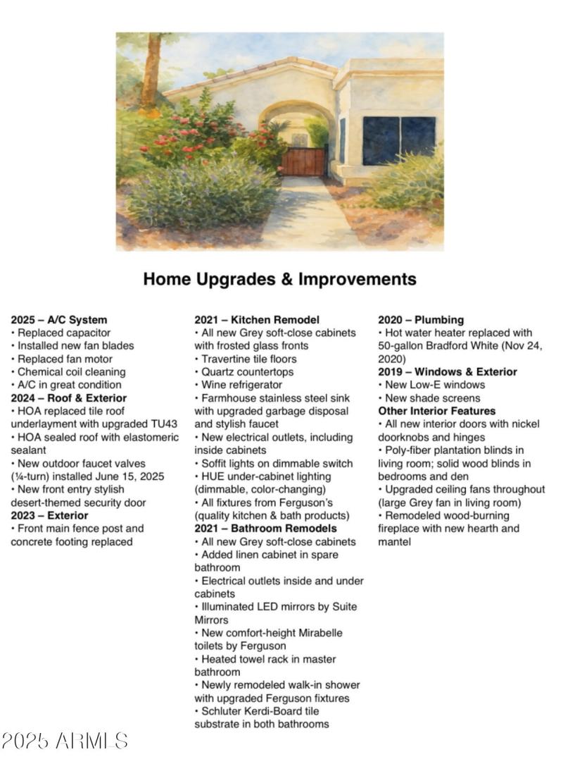 Extensive Upgrade List!