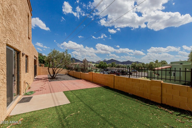 Backyard with the views