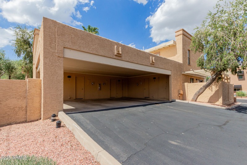 Carport with storage