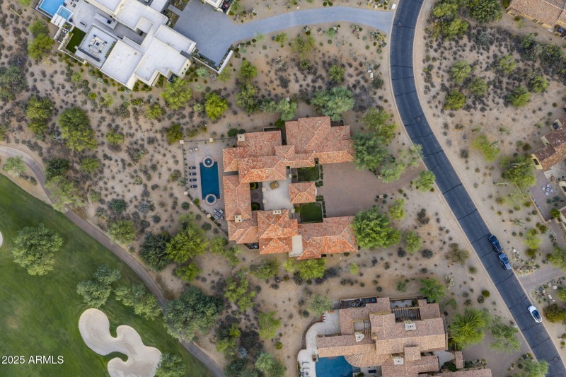 On the fringe of the golf course