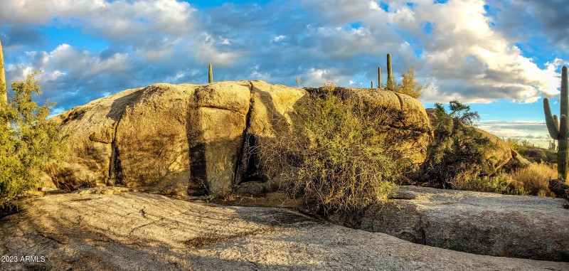 Panorama grotto wall