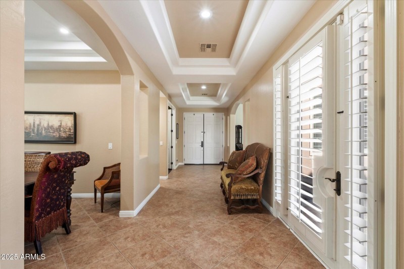 Front Entry exit to Courtyard