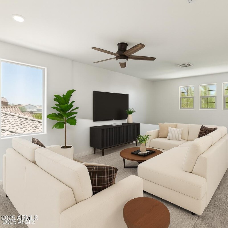 Staged Upstairs Loft