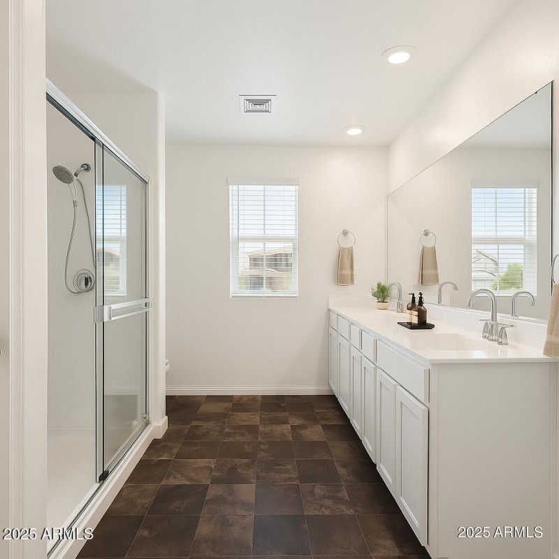 Staged Master Bathroom