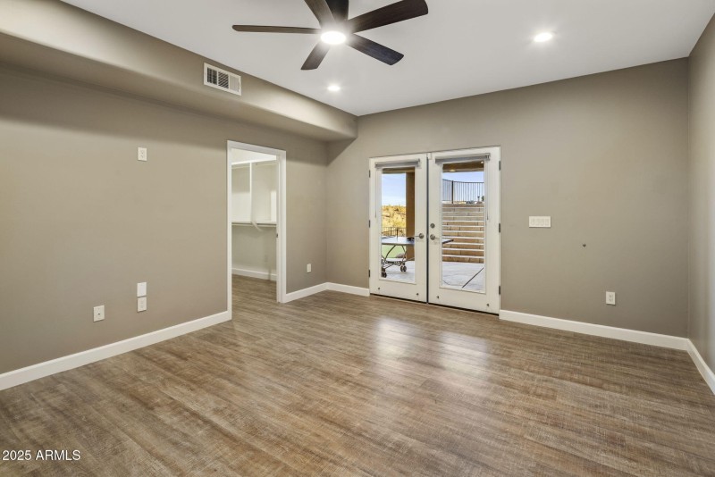 Downstairs guest room