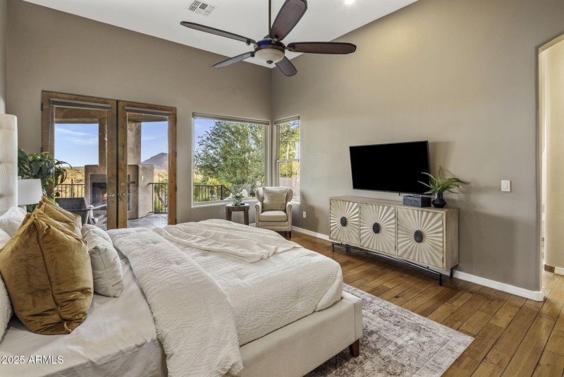 Primary bedroom view