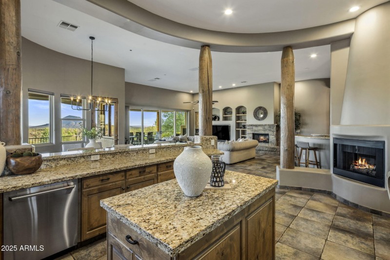 Kitchen to greatroom