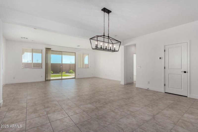 Looking into the living area