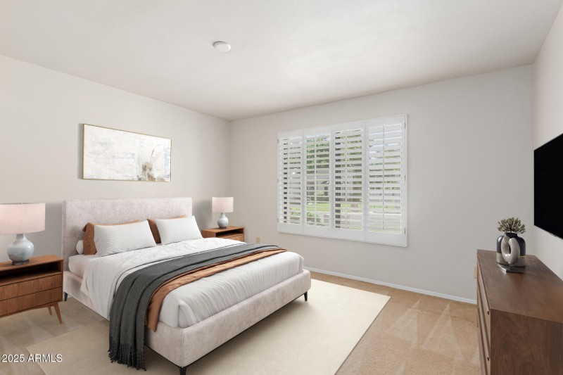 Second bedroom - Virtually Staged