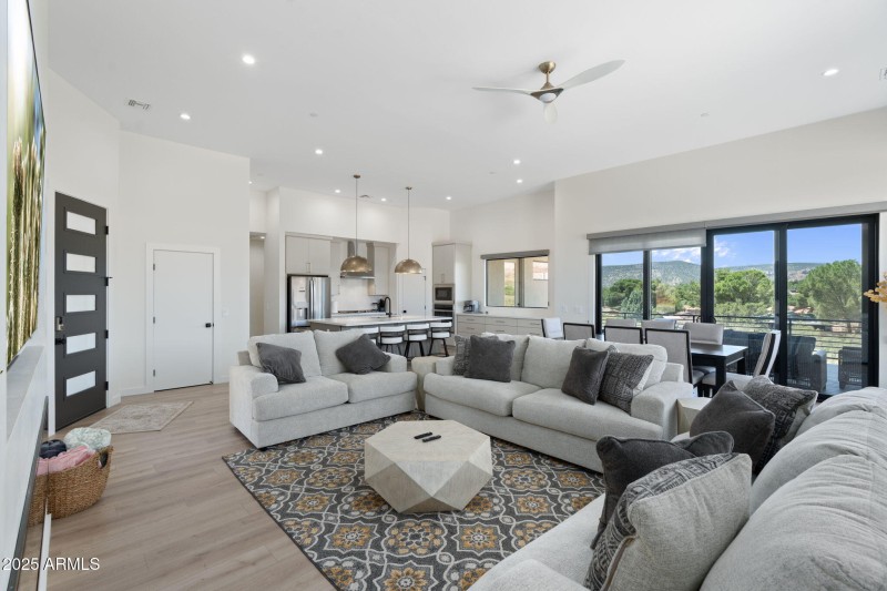 Main House Living towards Kitchen