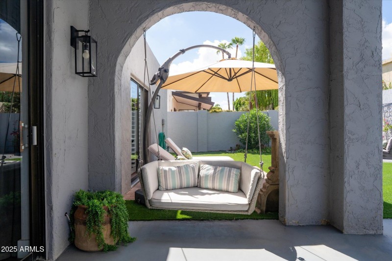 Backyard Patio Swing