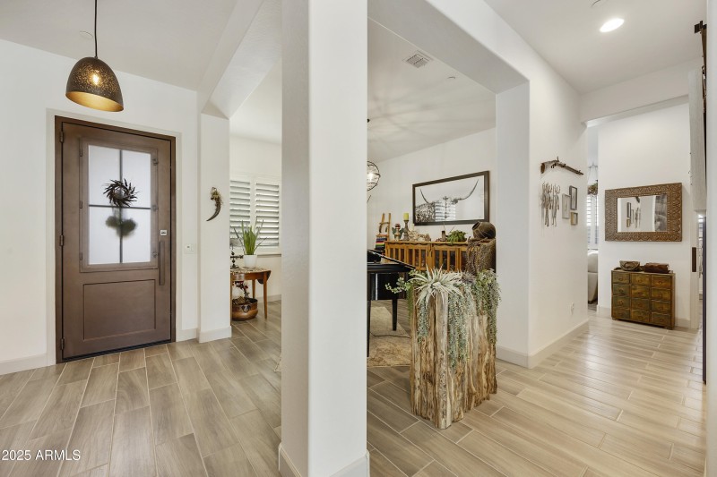 View of Entry and Den