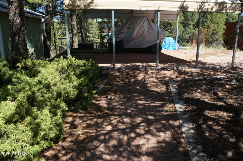 016 pathway to the 2 Car Carport or 4x4