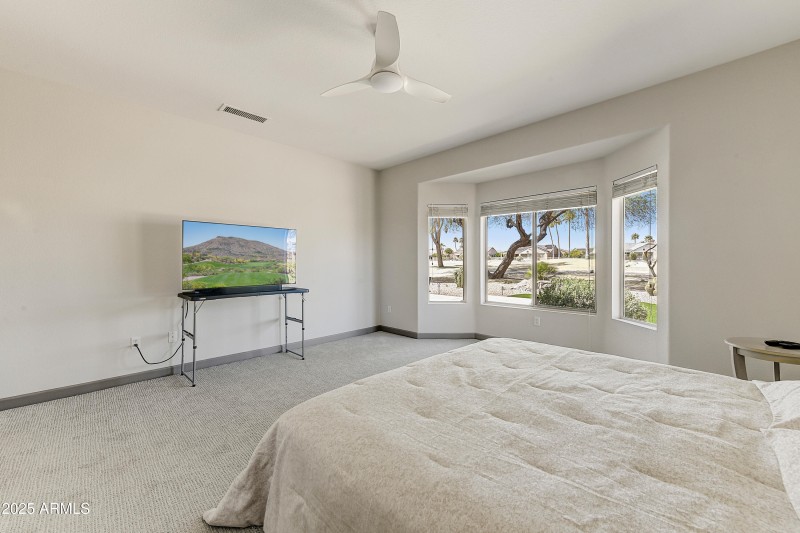 Golf Course Views from Bay Window