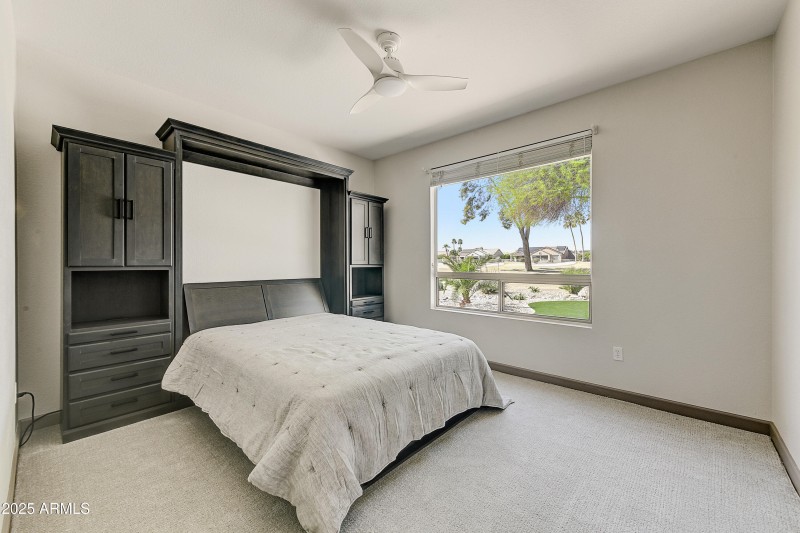 Guest Bedroom with Built-In Murphy