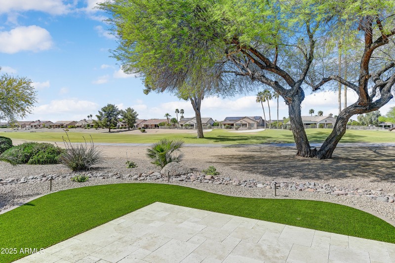 Golf Course-Facing Backyard