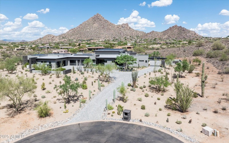 Expansive Driveway