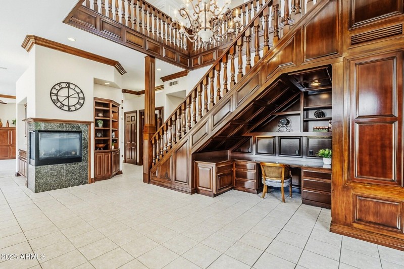 Office Alcove Adjacent to the Kitchen