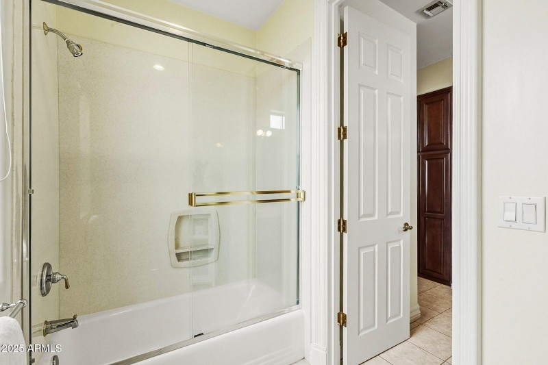 Private Shower/Toilet Area in Bathroom