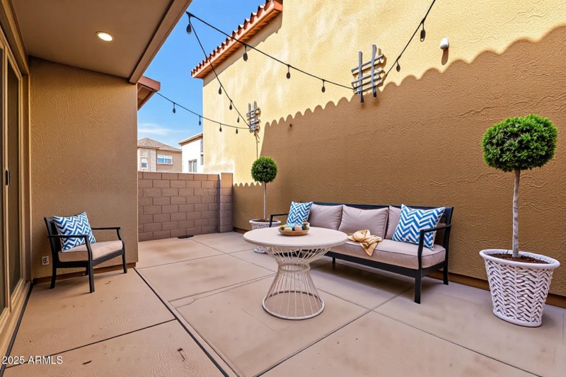 Outdoor Patio Space Virtually Staged